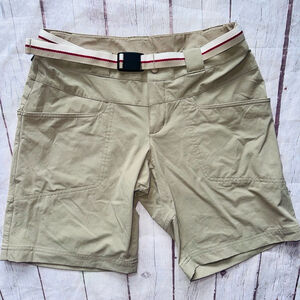 NWOT Women’s Size 2 Eastern Mountain Sports Nylon Quick Dry Hiking Shorts W/Belt